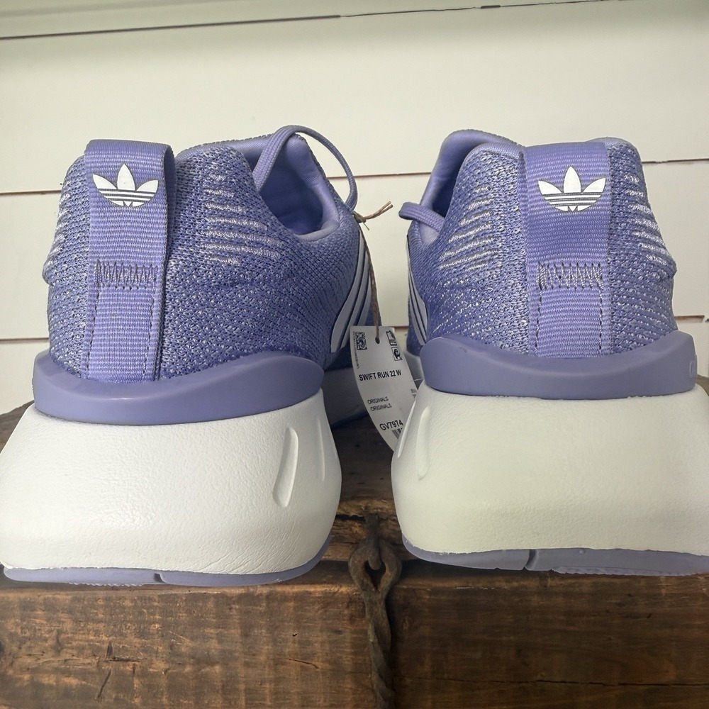 Adidas Originals Swift Run 22 Women's Shoes Size 10 GV7974 Purple/White NEW TAGS - Picture 4 of 7